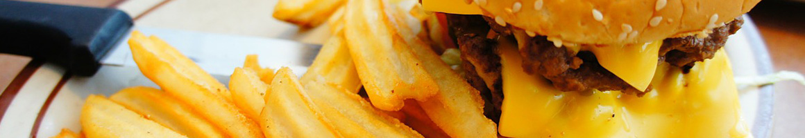 Eating American (Traditional) Burger Diner at The Birdseye Diner restaurant in Castleton, VT.